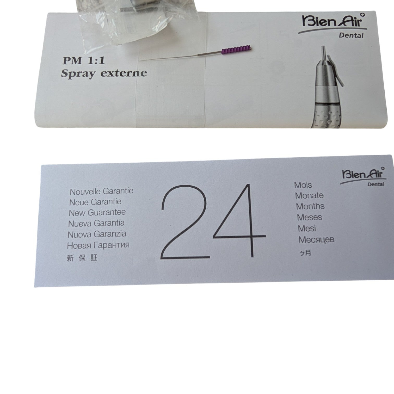 Bien Air PM 1:1 Electric Attachment – Model 1600052-001 - New Sealed Box