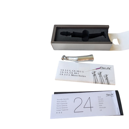 Bien Air CA 1:1 L Micro Series Electric Attachment – Low Speed -Model 1600691-001 -New Sealed Box