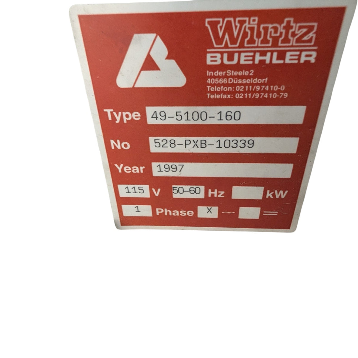 Wirtz Buehler Phoenix Beta Grinder Polisher