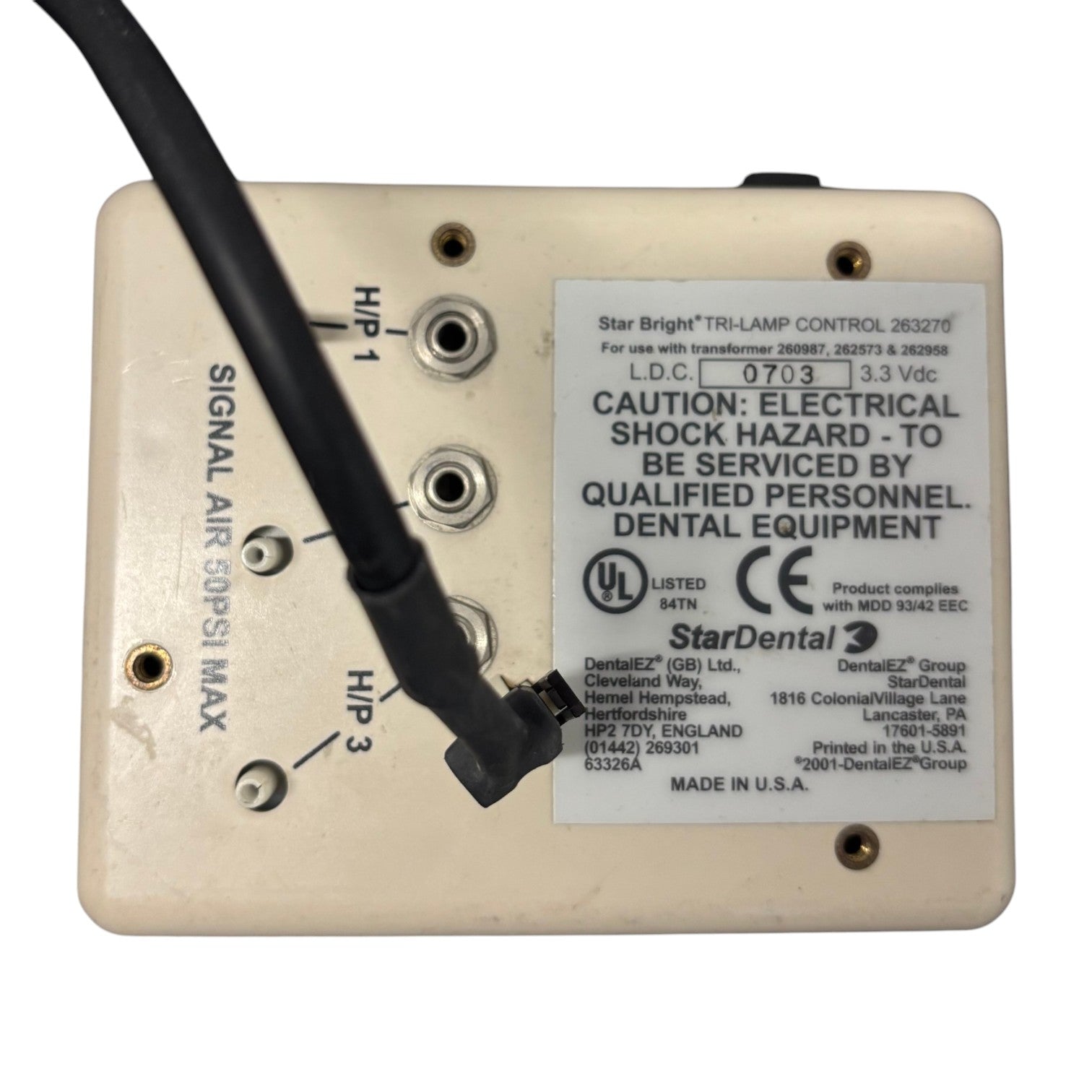 Tri lamp control Model 263270