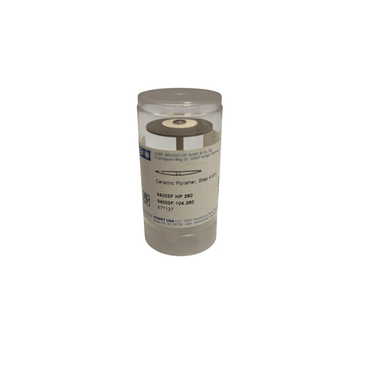 Komet Creamic polisher, Ref 94003F.104.260 Step 4 of 4, max RPM, 10,000, Opt Rpm 6000, Grey
