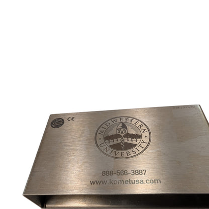 Komet 30 hole bur block, MWU Etched, flip top, with silicone lining