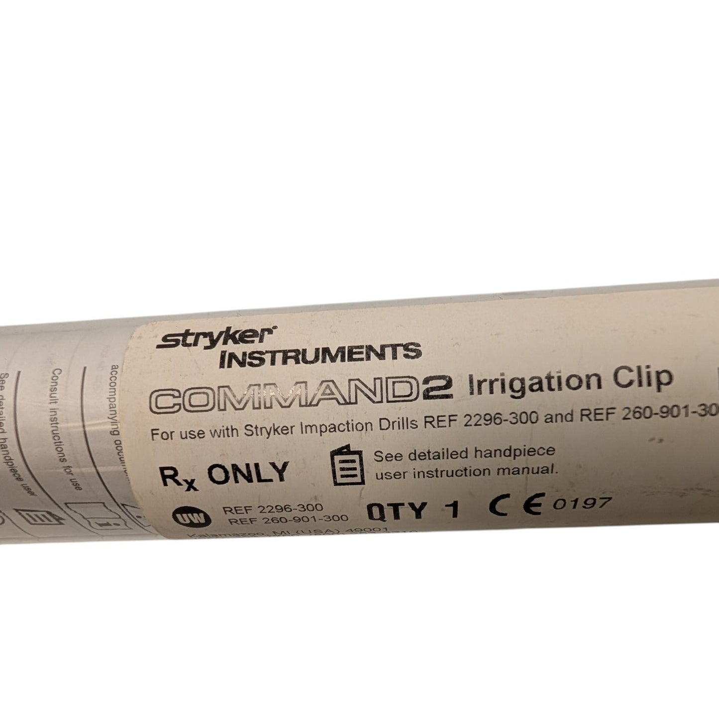 Stryker Command2 Irrigation Clip 2296-300-200