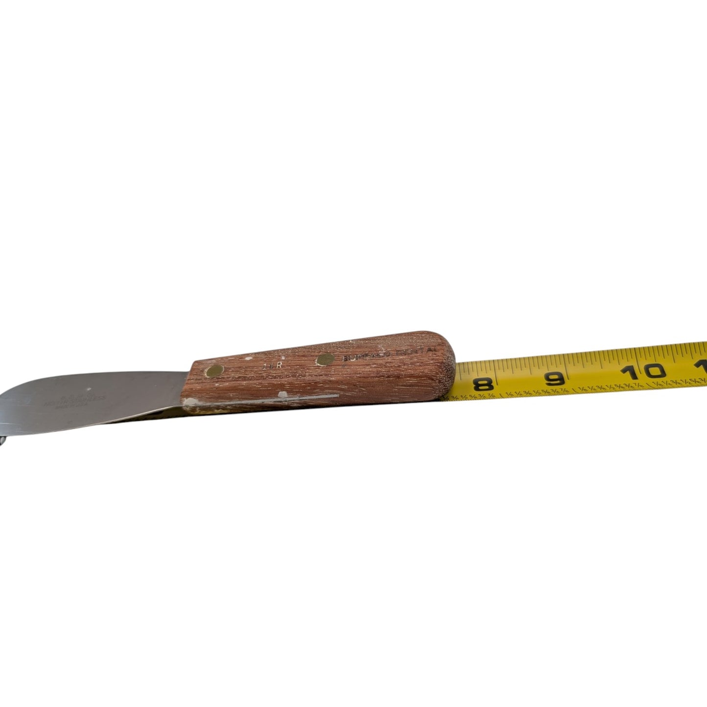 Beavertail Paddle Putty Knives with Wooden Handle, Set of 10