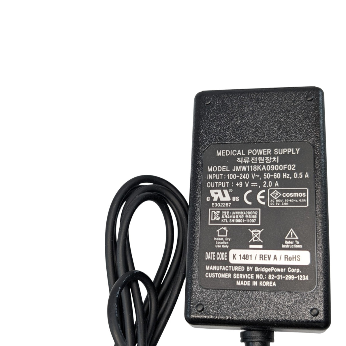 Wide Range AC-DC Adaptor Power, Medical Power Supply