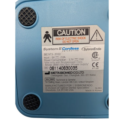 Sybron System Style B Cordless Obturation System Charging Base Kit, SKU: 973-2050, base & USB to battery cable