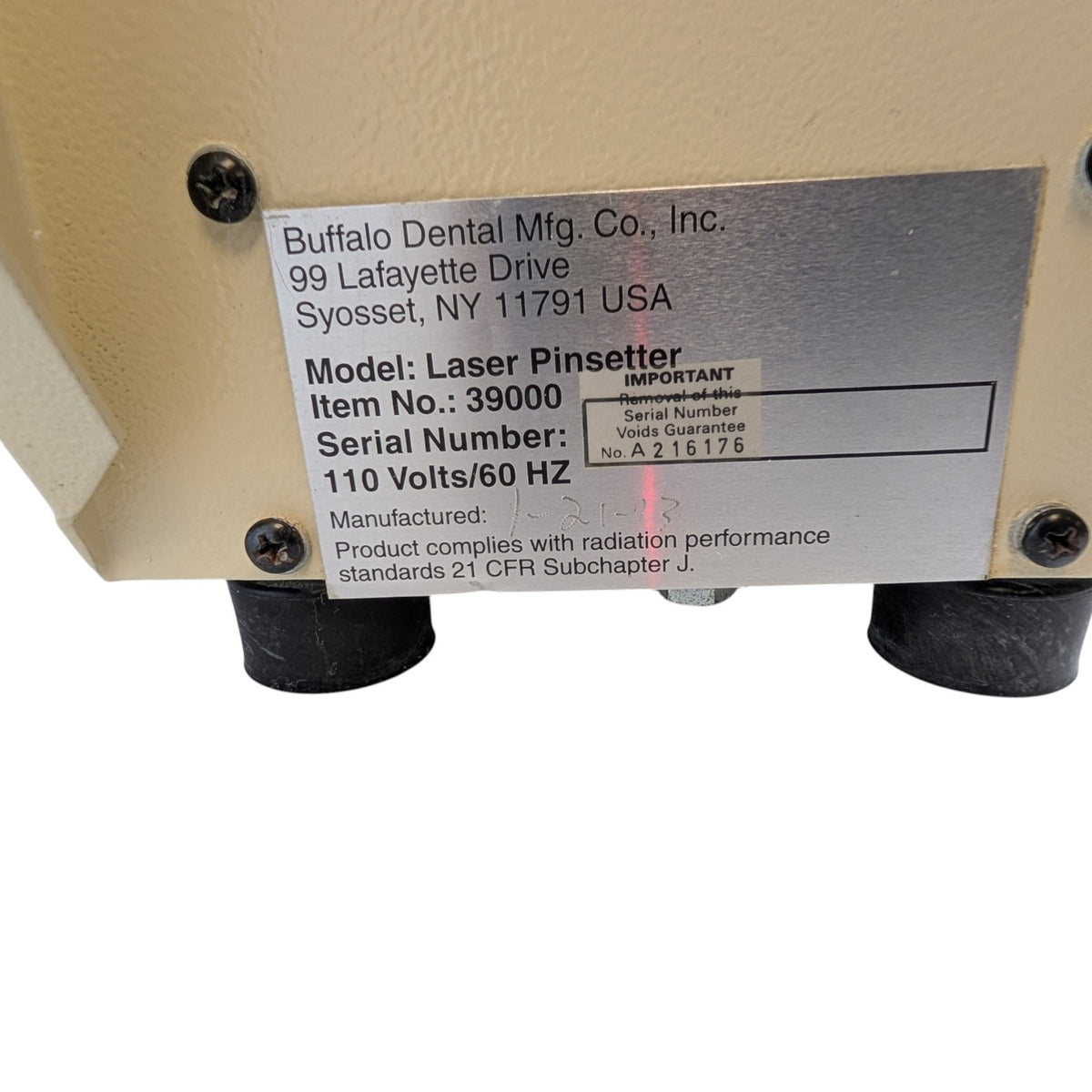 Buffalo PowerRite Laser Pinsetter