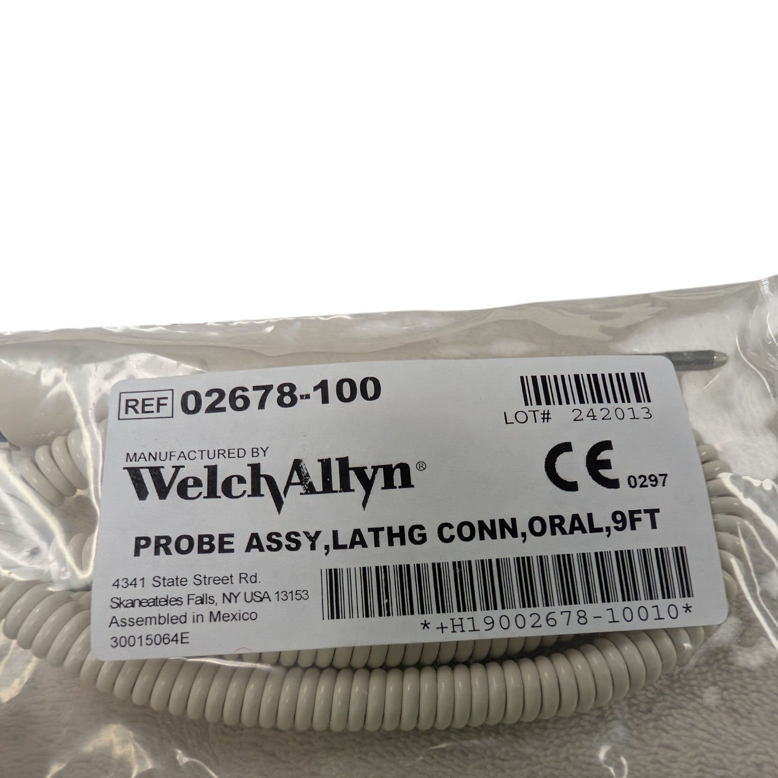 Welch Allyn Oral/axillary Probe and 9 Ft Cord for Spot