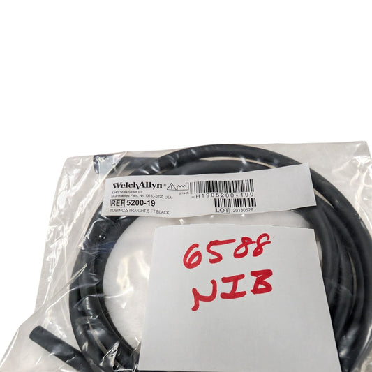 Welch Allyn Straight Tubing, 5 Foot, Black