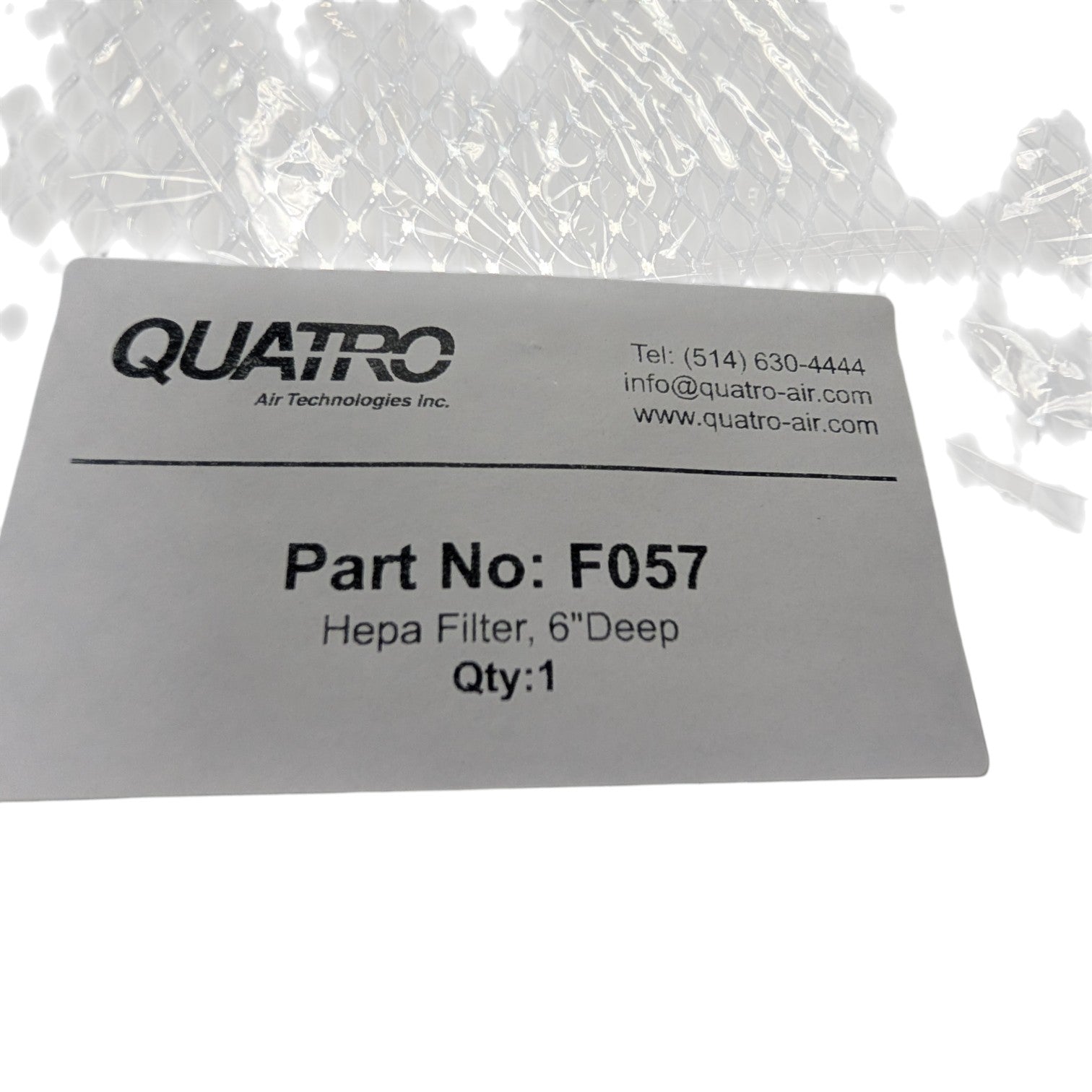 Quatro F057 HEPA Filter