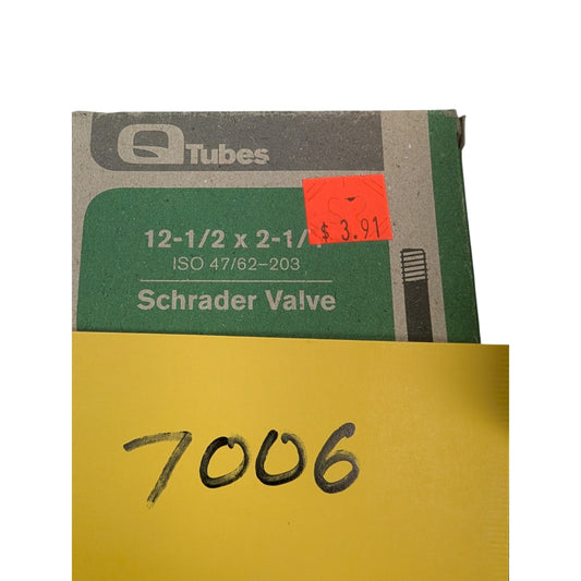 Bicycle Inner Tube, 12-1/2 X 2-1/4, Schrader Valve