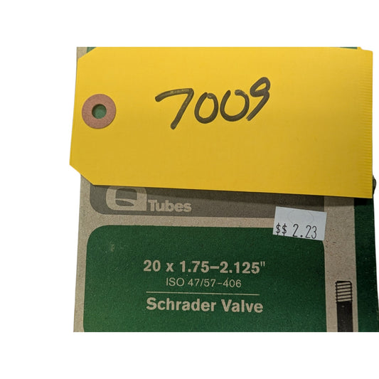 Bicycle Inner Tube, 20 X 2.1-2.3, Schrader Valve