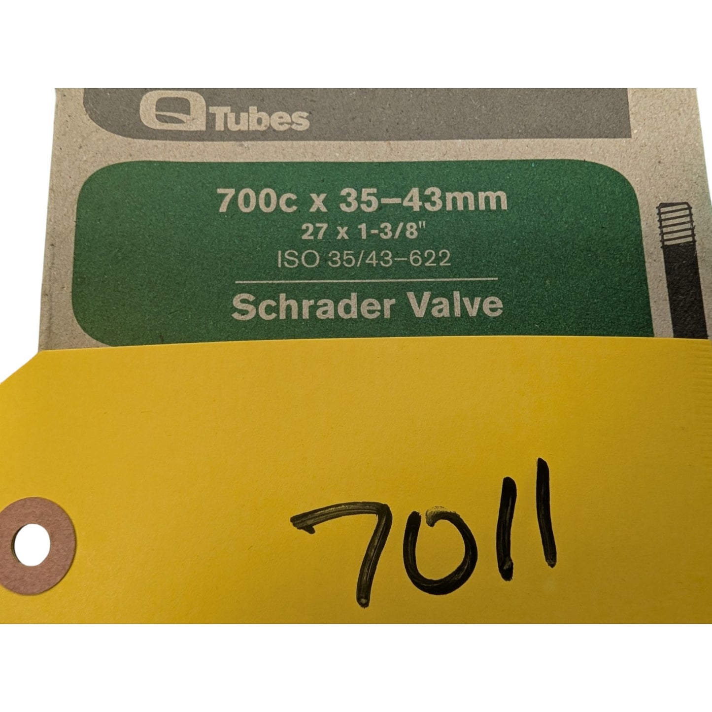 Bicycle Inner Tube, 27 X 1-1/4, Schrader Valve