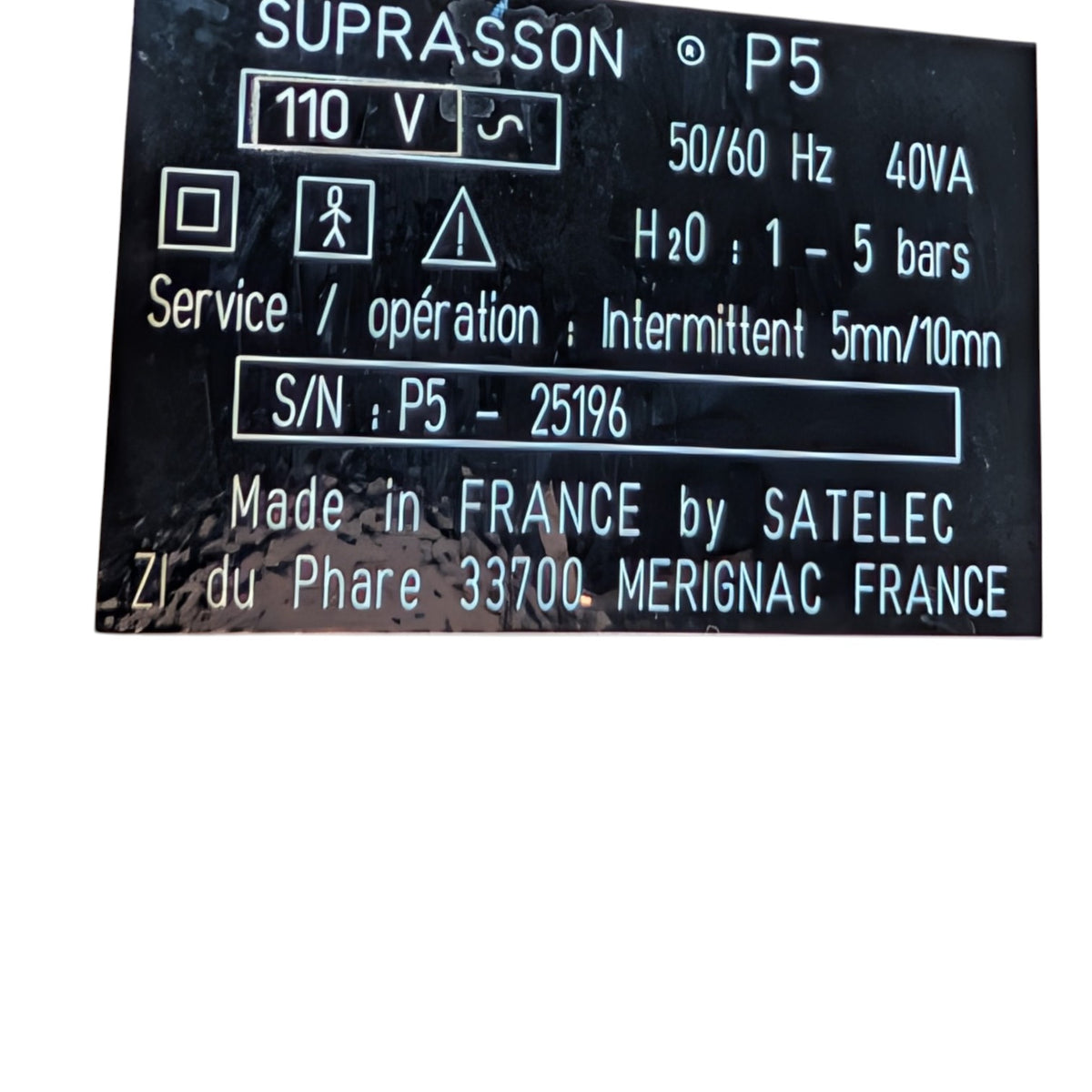 Satelec Suprasson P5 Booster Dental Endodontic Ultrasonic & Scaler Unit