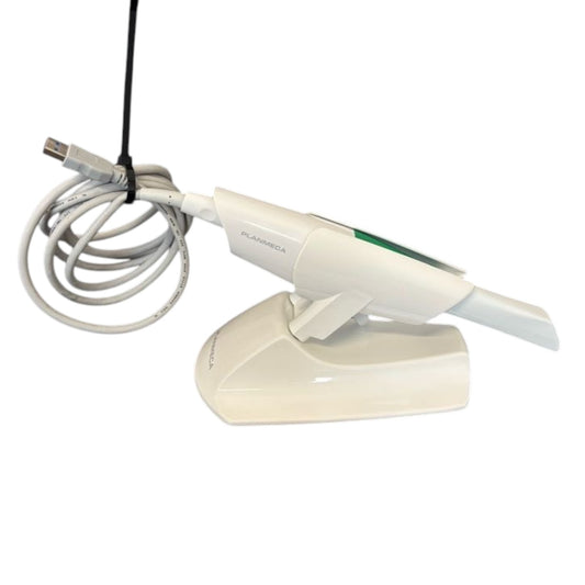 Planmeca Emerald SN 412786, Includes base, tip, and cable
