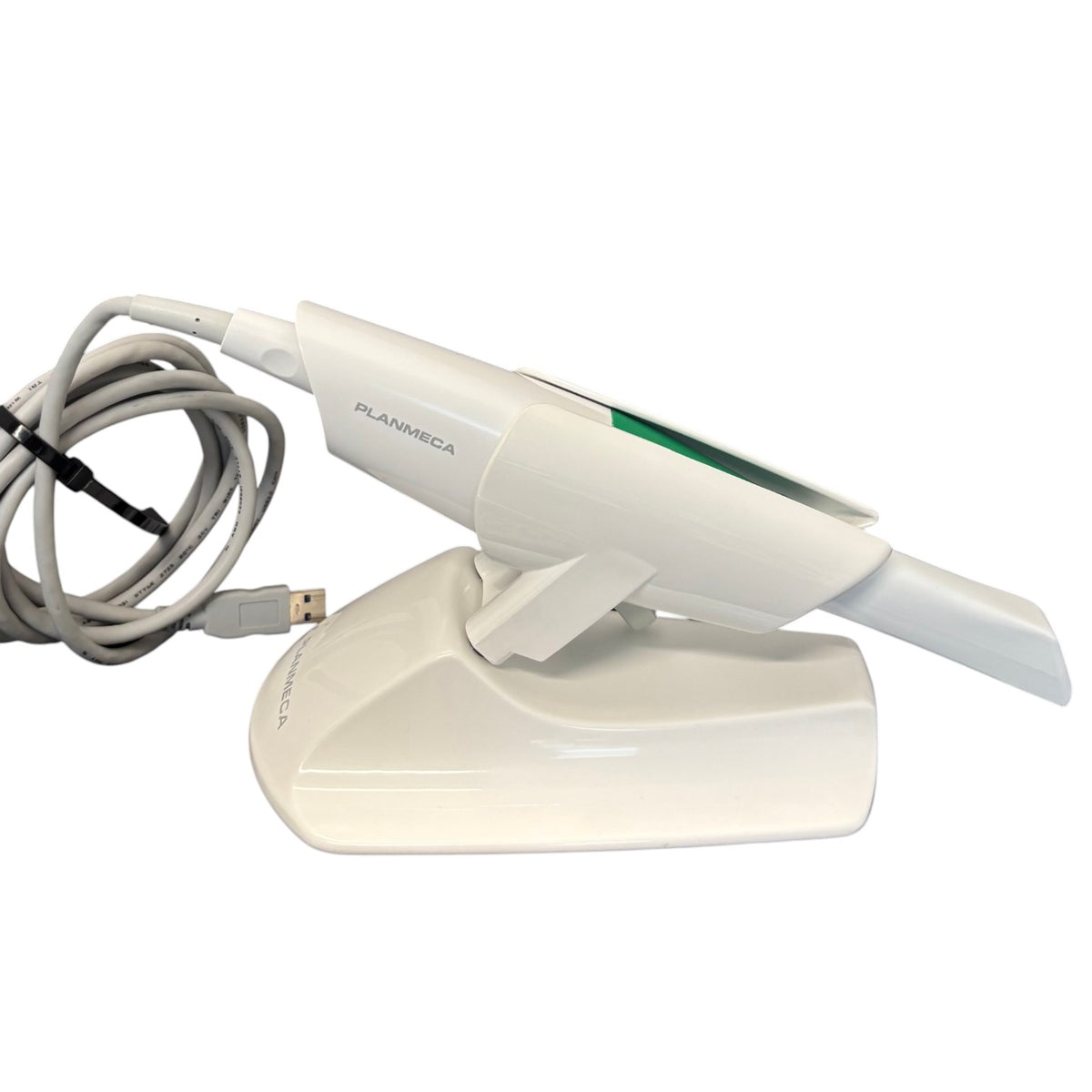 Planmeca Emerald SN 411758, Includes base, tip, and cable