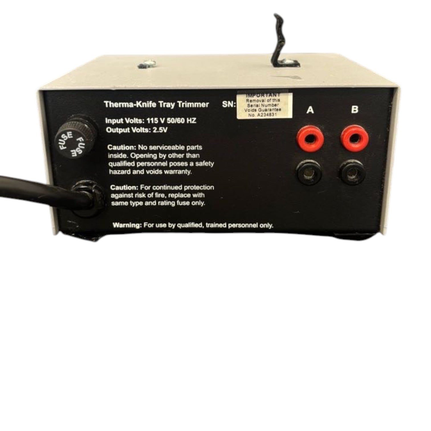 Buffalo Therma-Knife Tray Trimmer