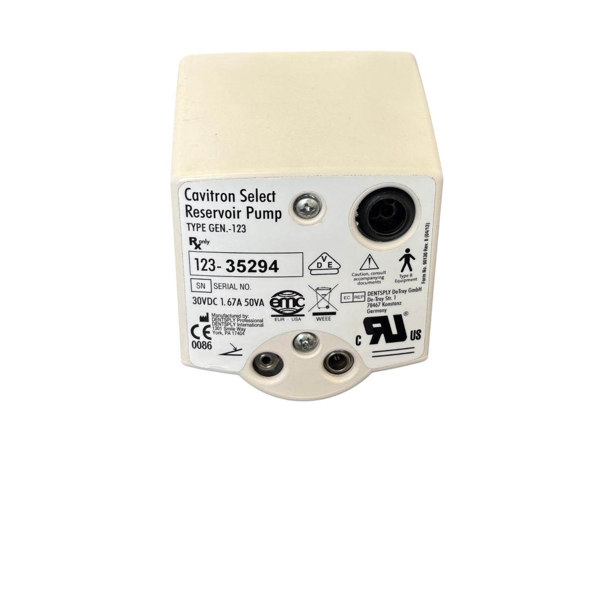 Dentsply Cavitron Select Reservoir Pump
