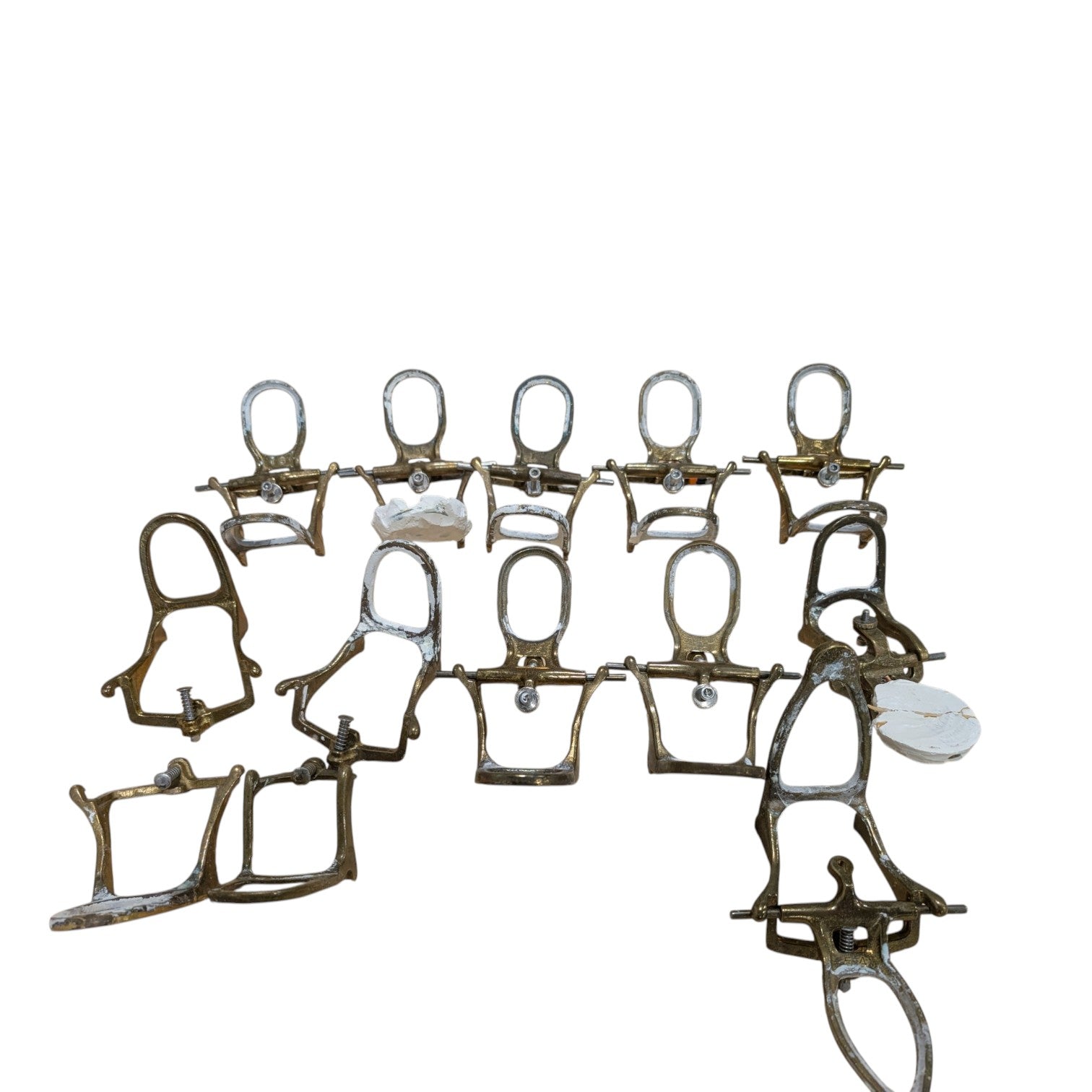 Brass Plaster Casting Form Stands