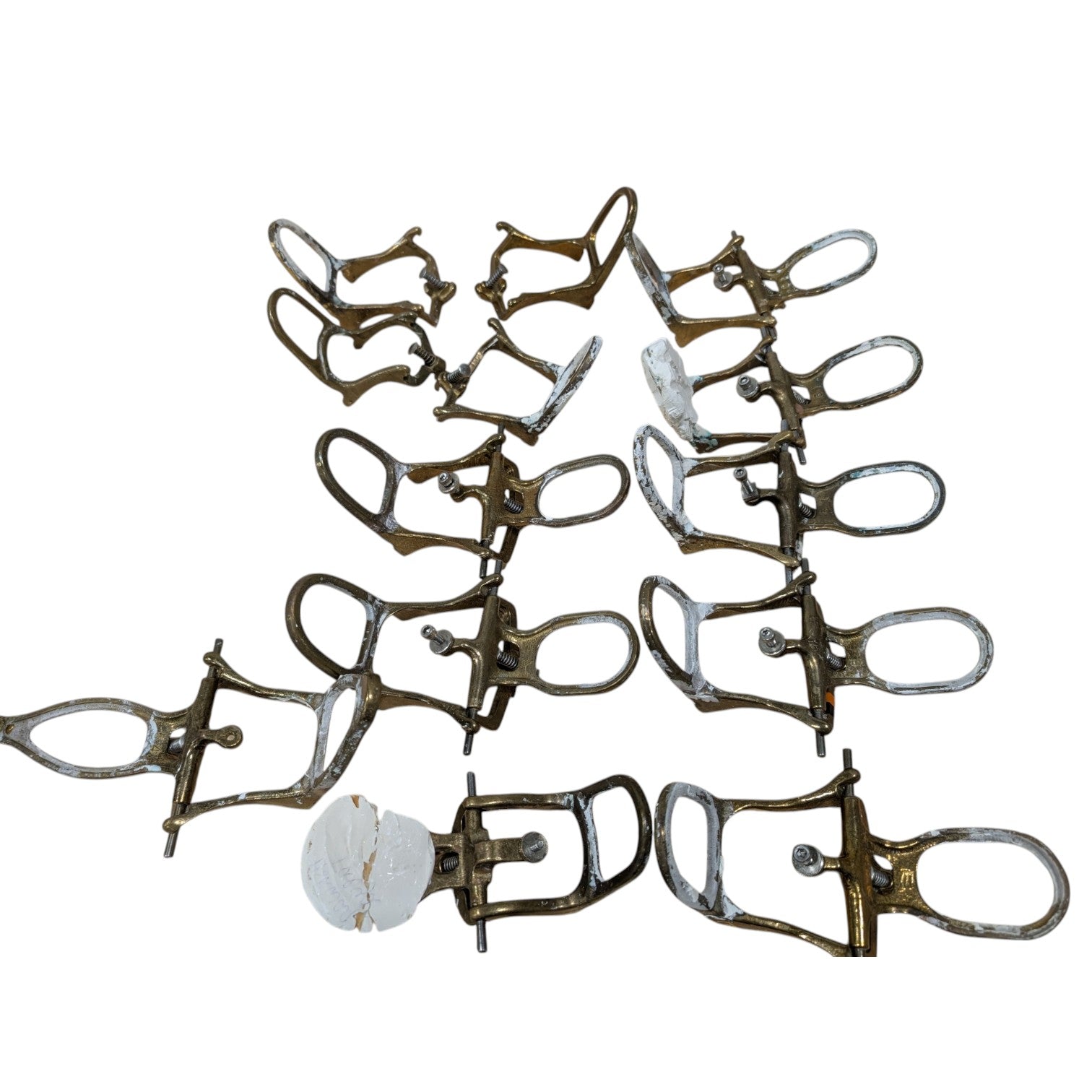Brass Plaster Casting Form Stands