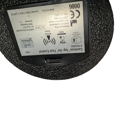 Dentsply Cavitron Round Tap-On Foot Pedal, IPX1, PN 81851, Pedal Only