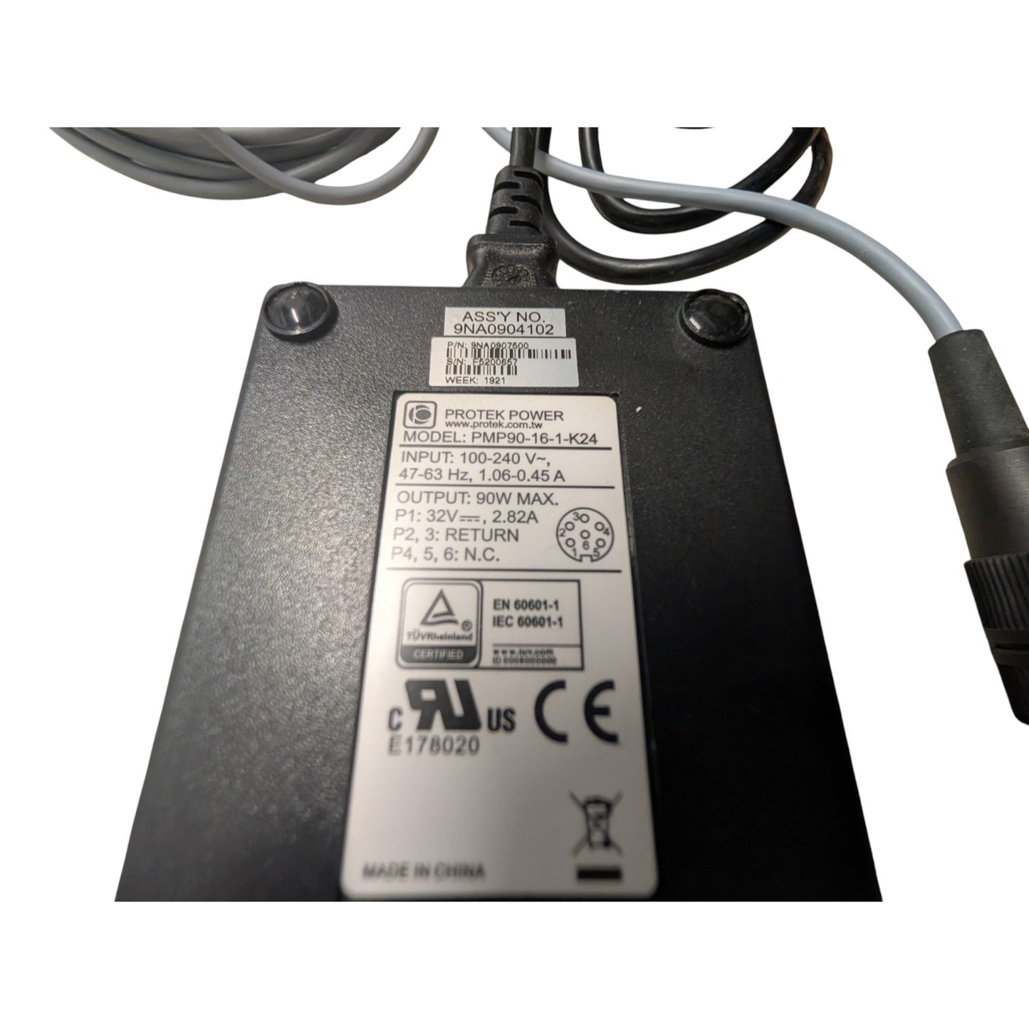 Bien-Air 150938 AC Power Cord Assembly with lead