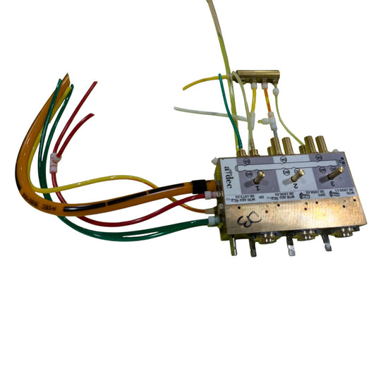 A-dec Performer Brass Block 38.1817.00, 3-Valve with Hold-Back Air Manifold