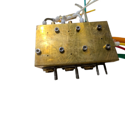 A-dec Performer Brass Block 38.1817.00, 3-Valve with Hold-Back Air Manifold