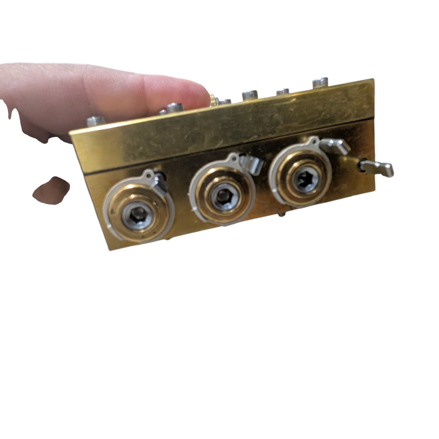 A-dec Performer Brass Block 38.1817.00, 3-Valve with Hold-Back Air Manifold