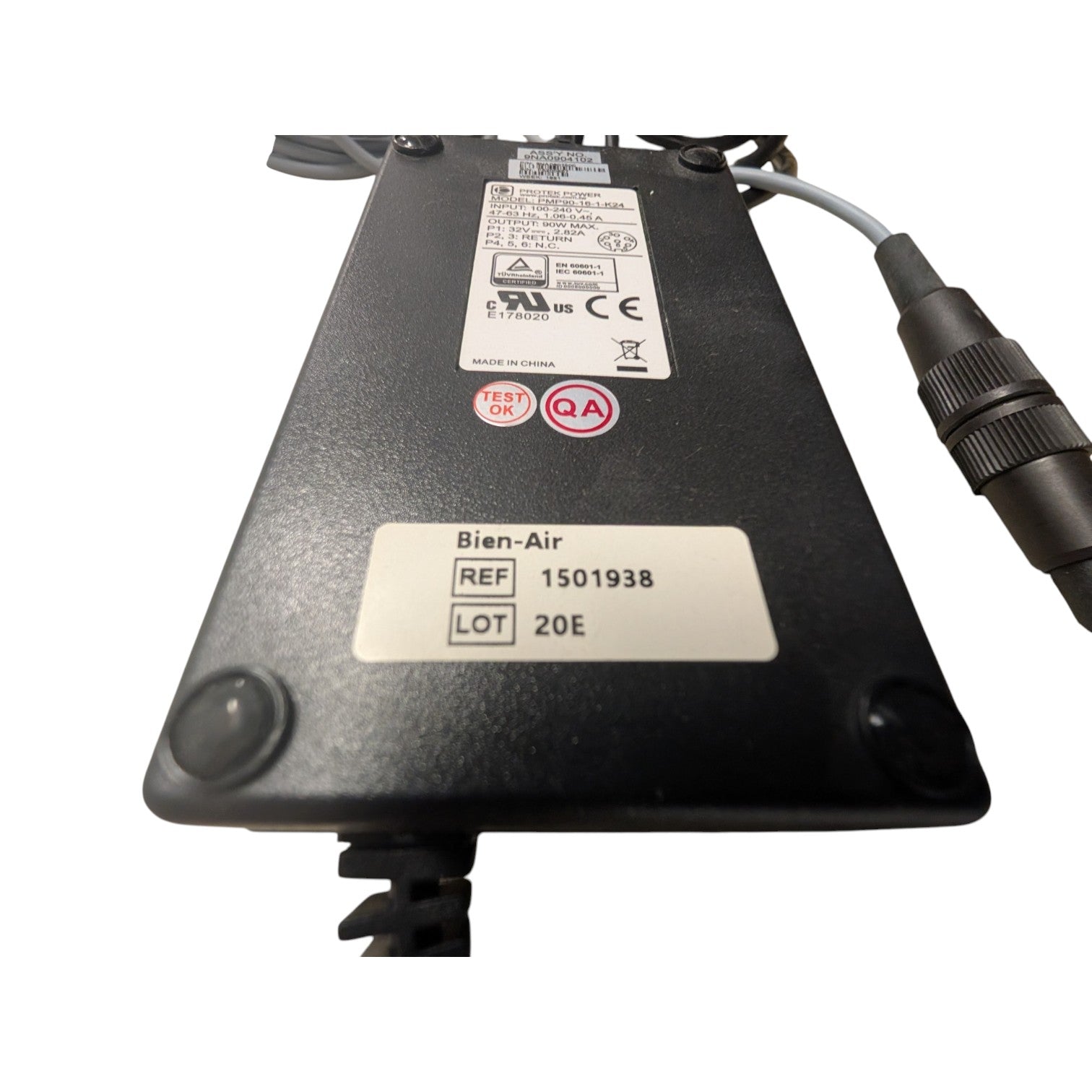 Power Cord Assembly Bien-Air 150938, block only