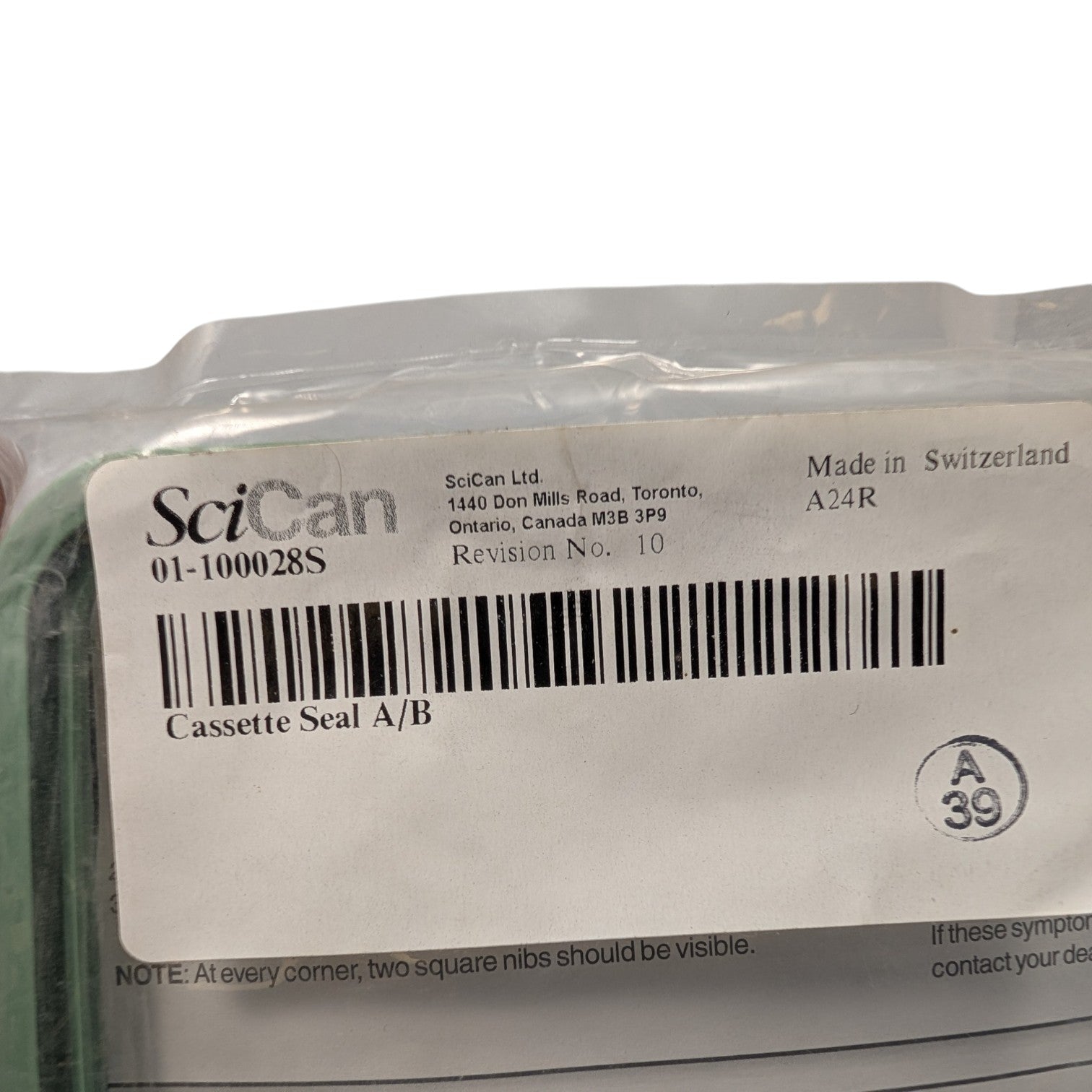 SciCan Statim 2000 Cassette Seal and Lube Kit