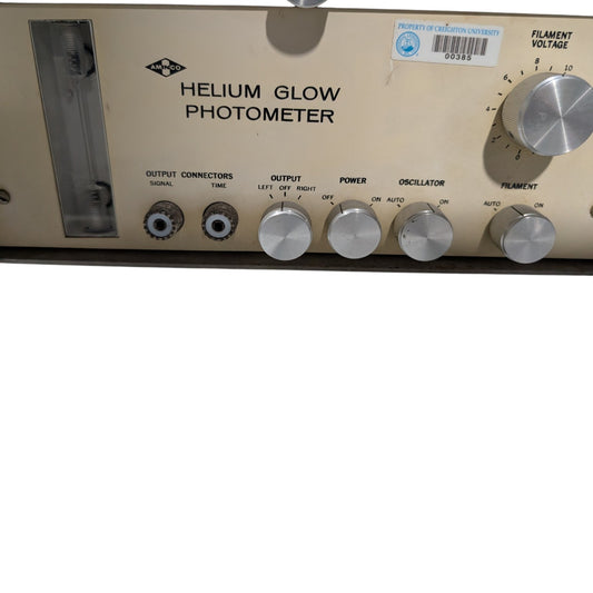 American Instrument Co 4-8481 Helium Glow Photometer