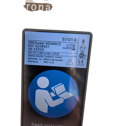 Sirona SIROLaser Advance Dental Laser Oral Tissue Surgery Ablation dental diod Laser System, 03758