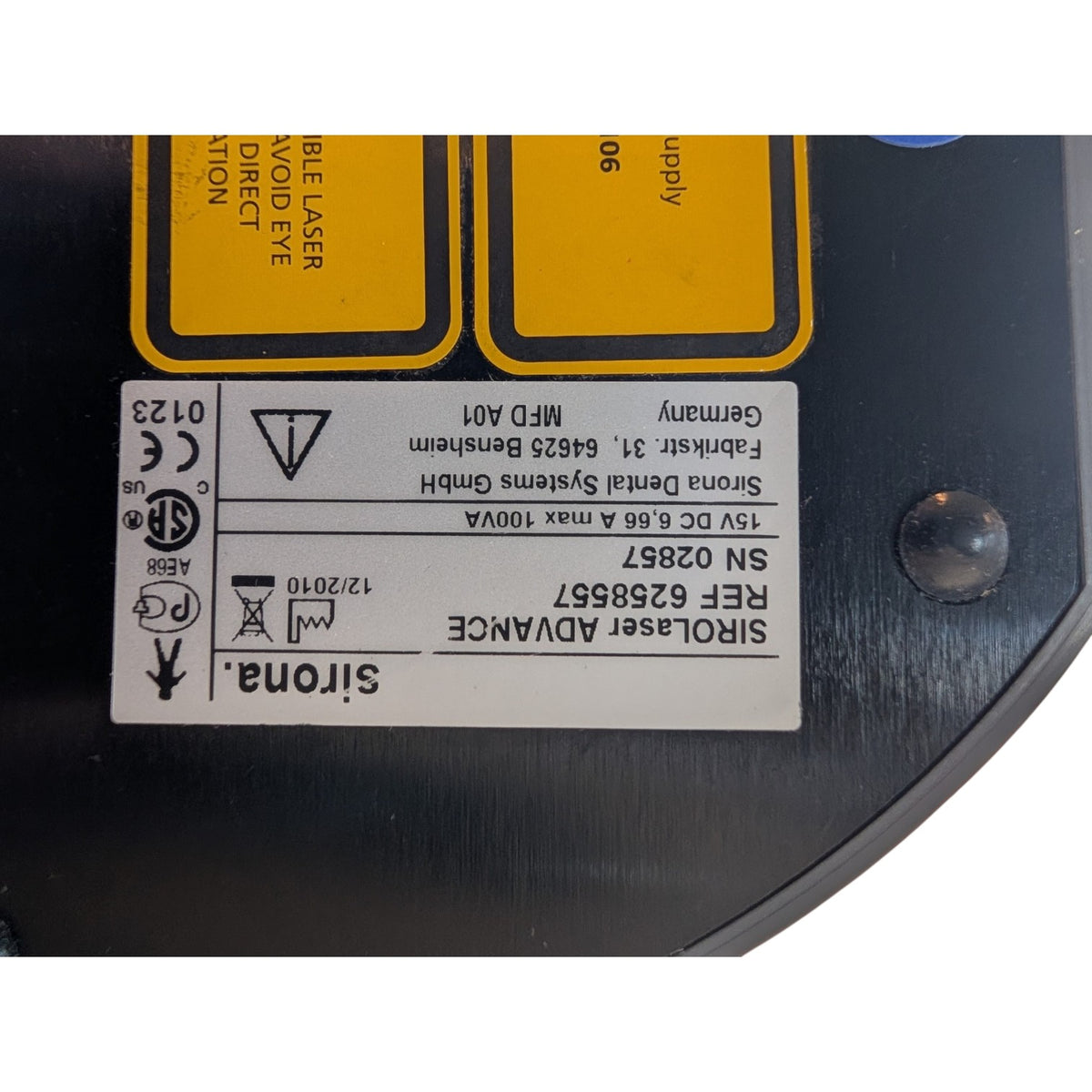 Sirona SIROLaser Advance Dental Laser Oral Tissue Surgery Ablation dental diod Laser System, 02857