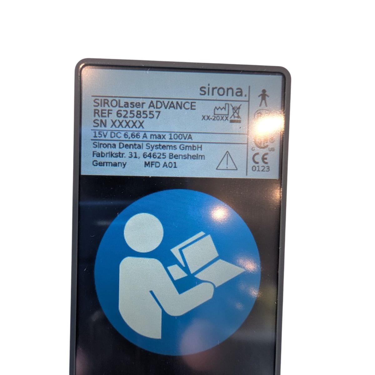 Sirona SIROLaser Advance Dental Laser Oral Tissue Surgery Ablation dental diod Laser System, 02857