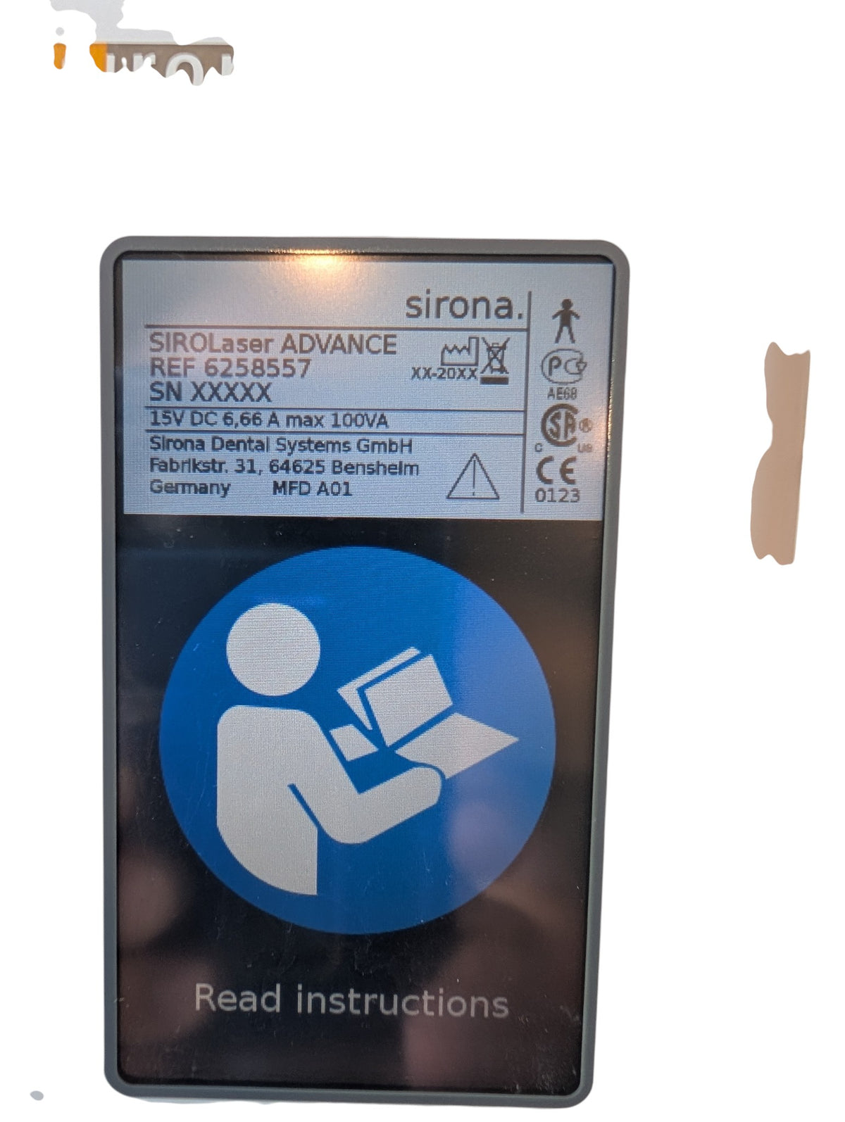 Sirona SIROLaser Advance Dental Laser Oral Tissue Surgery Ablation dental diod Laser System, 05267