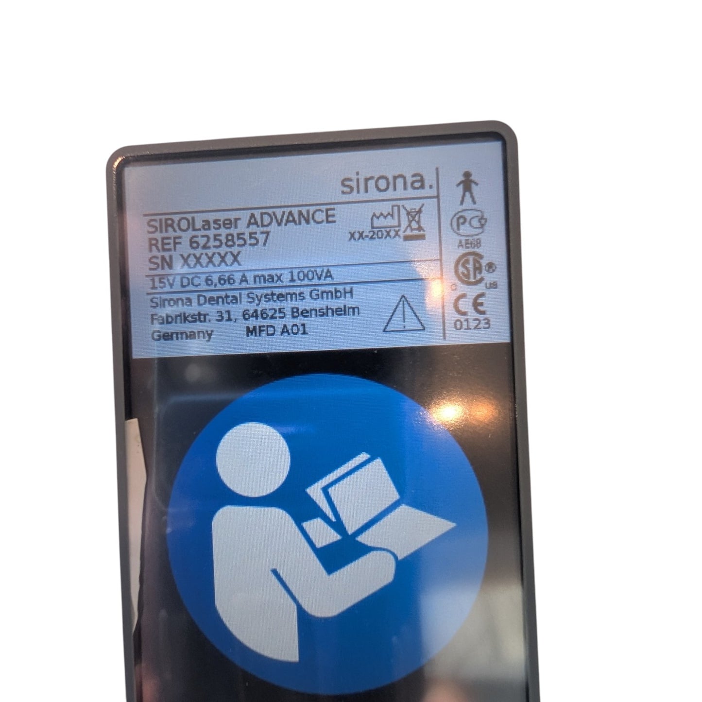 Sirona SIROLaser Advance Dental Laser Oral Tissue Surgery Ablation dental diod Laser System, na