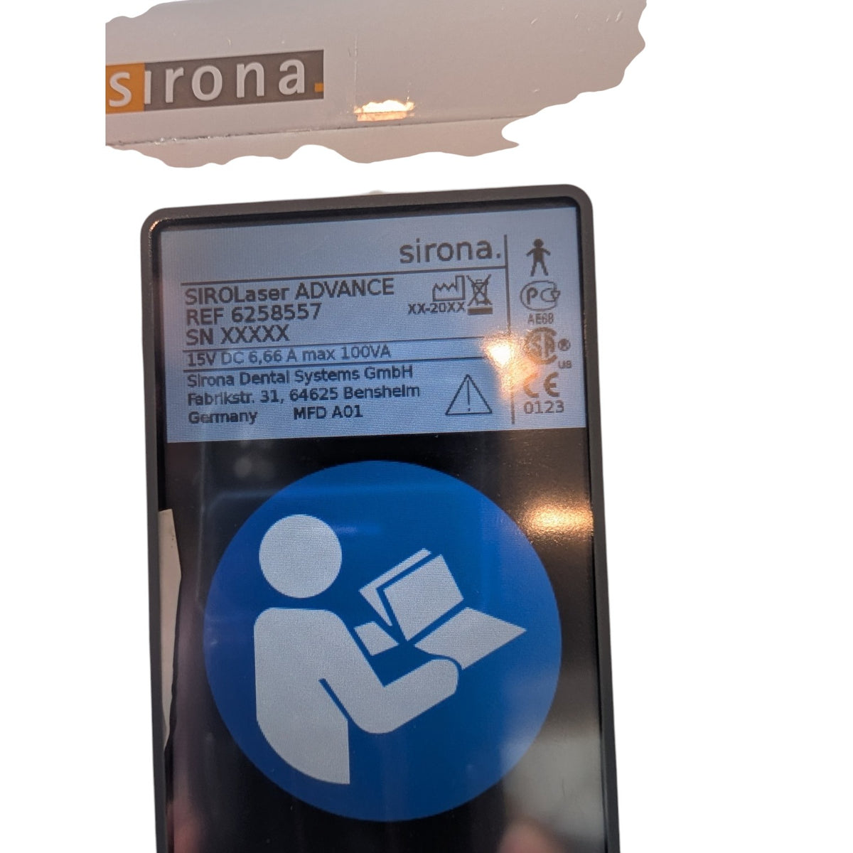 Sirona SIROLaser Advance Dental Laser Oral Tissue Surgery Ablation dental diod Laser System, na