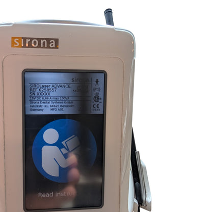 Sirona SIROLaser Advance Dental Laser Oral Tissue Surgery Ablation dental diod Laser System, 04723