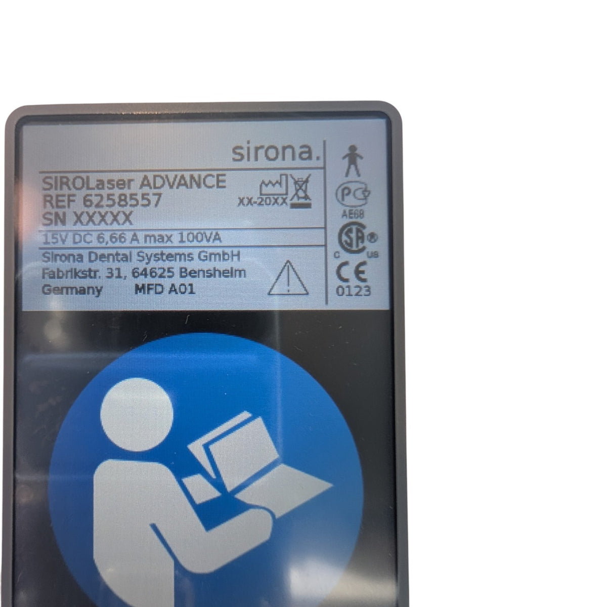 Sirona SIROLaser Advance Dental Laser Oral Tissue Surgery Ablation dental diod Laser System, na