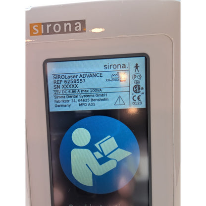 Sirona SIROLaser Advance Dental Laser Oral Tissue Surgery Ablation dental diod Laser System, 05877