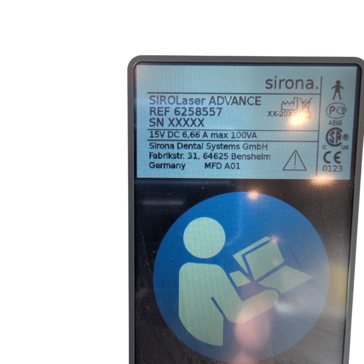Sirona SIROLaser Advance Dental Laser Oral Tissue Surgery Ablation dental diod Laser System,