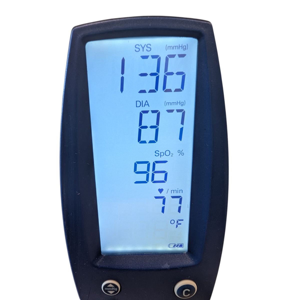 Welch Allyn Spot Vital Signs Blood Pressure Monitor on Rolling Stand