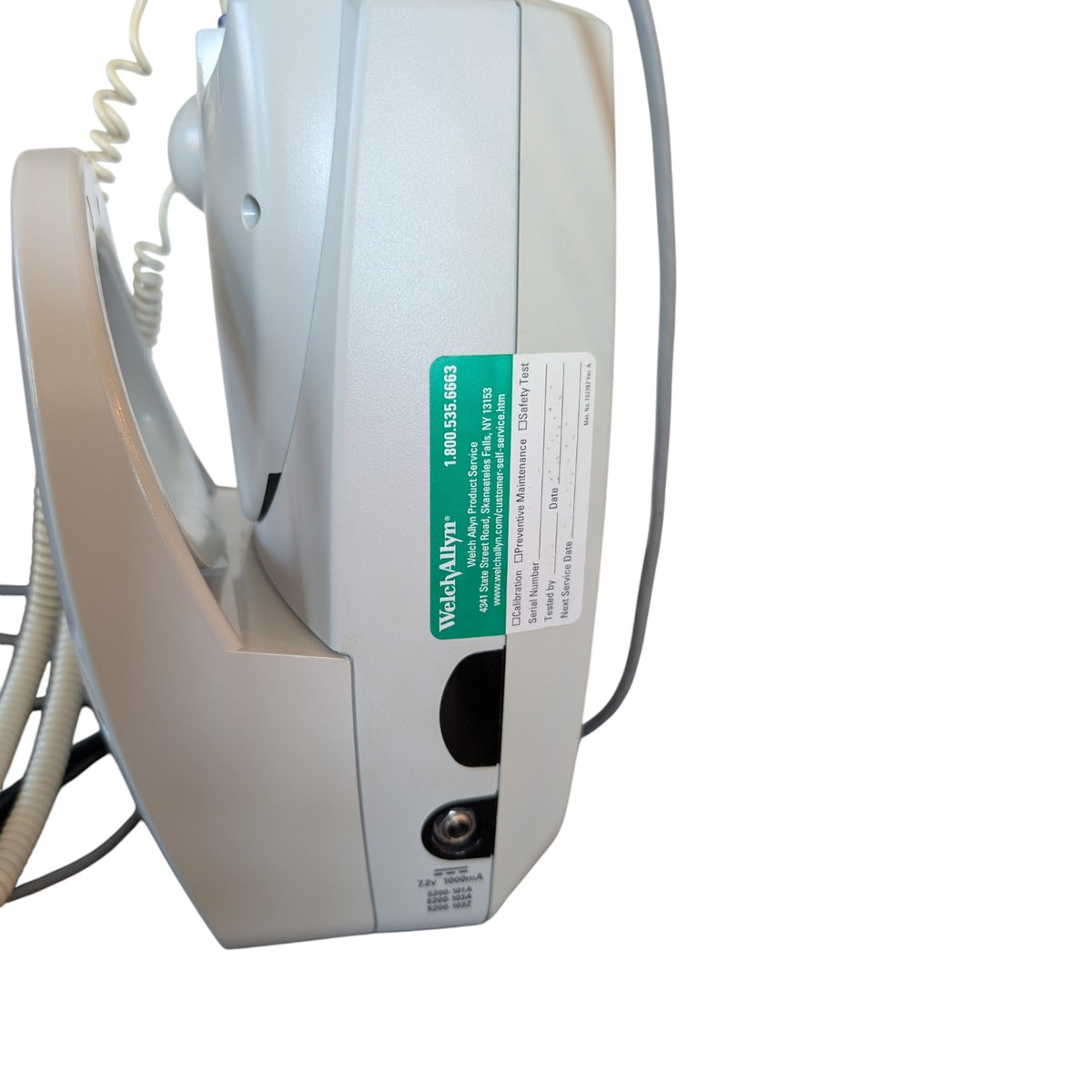 Welch Allyn Spot Vital Signs Blood Pressure Monitor on Rolling Stand