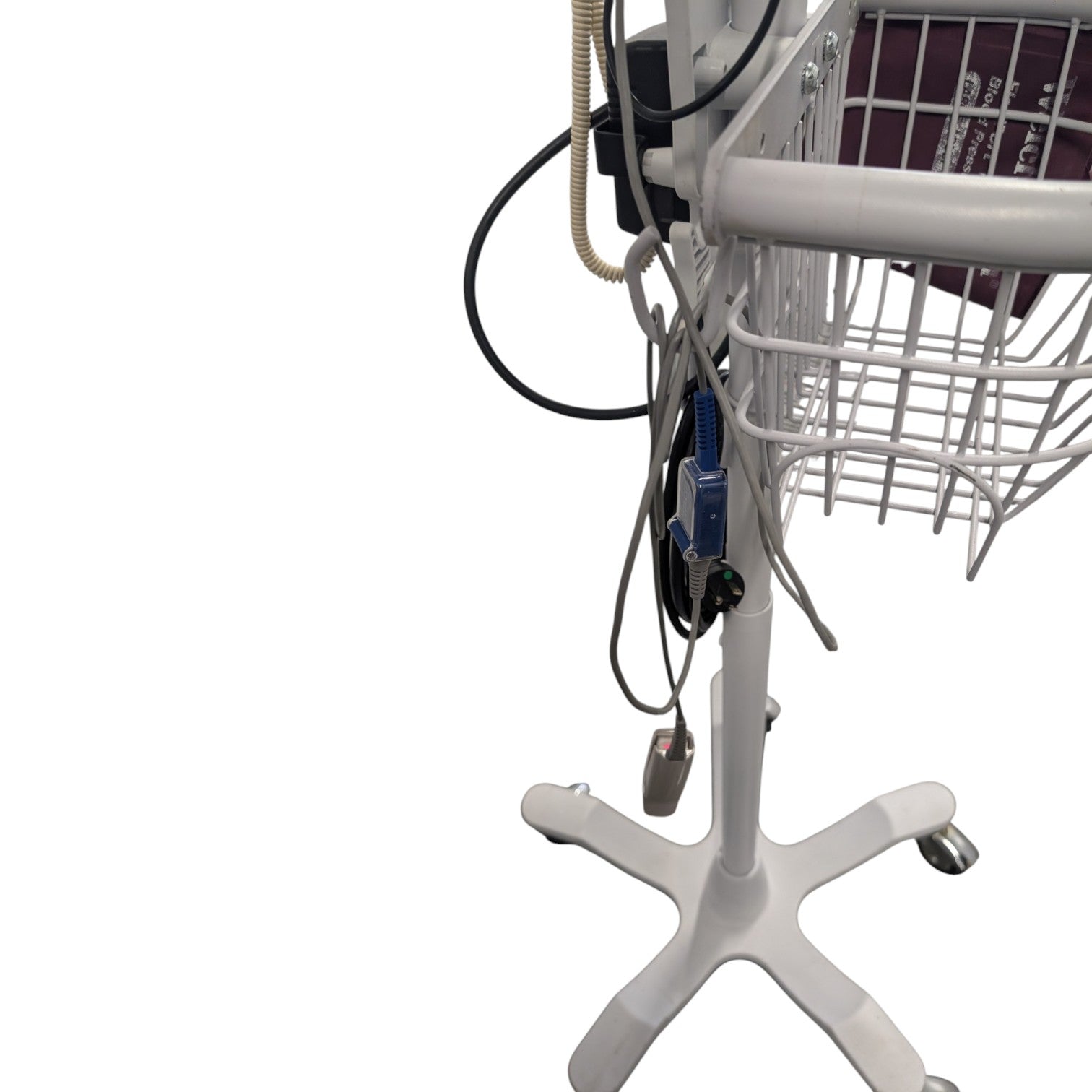 Welch Allyn Spot Vital Signs Blood Pressure Monitor on Rolling Stand