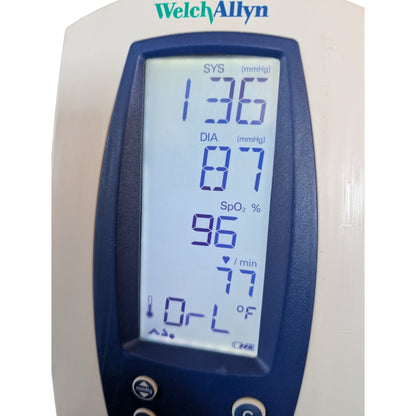 Welch Allyn Spot Vital Signs Blood Pressure Monitor on Rolling Stand