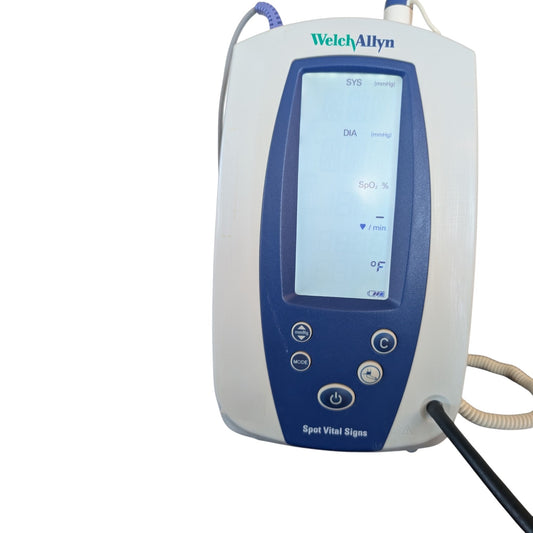 Welch Allyn Spot Vital Signs Blood Pressure Monitor on Rolling Stand