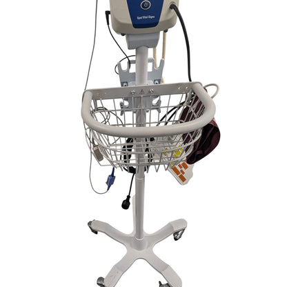 Welch Allyn Spot Vital Signs Blood Pressure Monitor on Rolling Stand