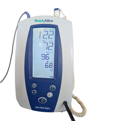 Welch Allyn Spot Vital Signs Blood Pressure Monitor on Rolling Stand
