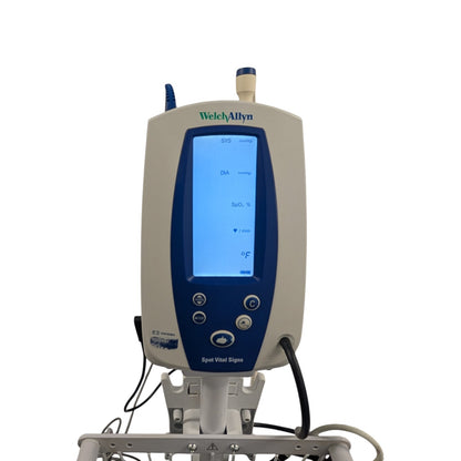 Welch Allyn Spot Vital Signs Blood Pressure Monitor on Rolling Stand
